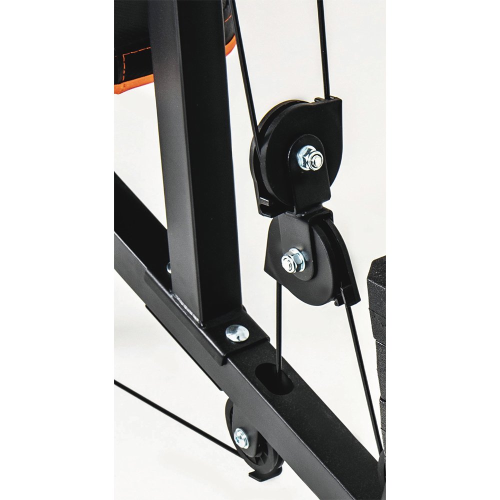 Everfit MSK-500 jėgos treniruoklio kabelių ir skriemulių mechanizmas