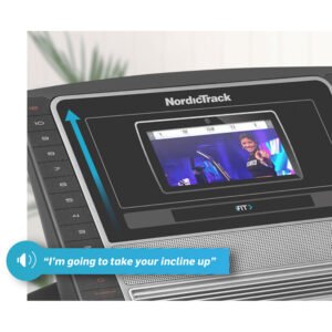 NordicTrack T7.5 S bėgimo takelio LCD ekranas su iFit treniruotėmis