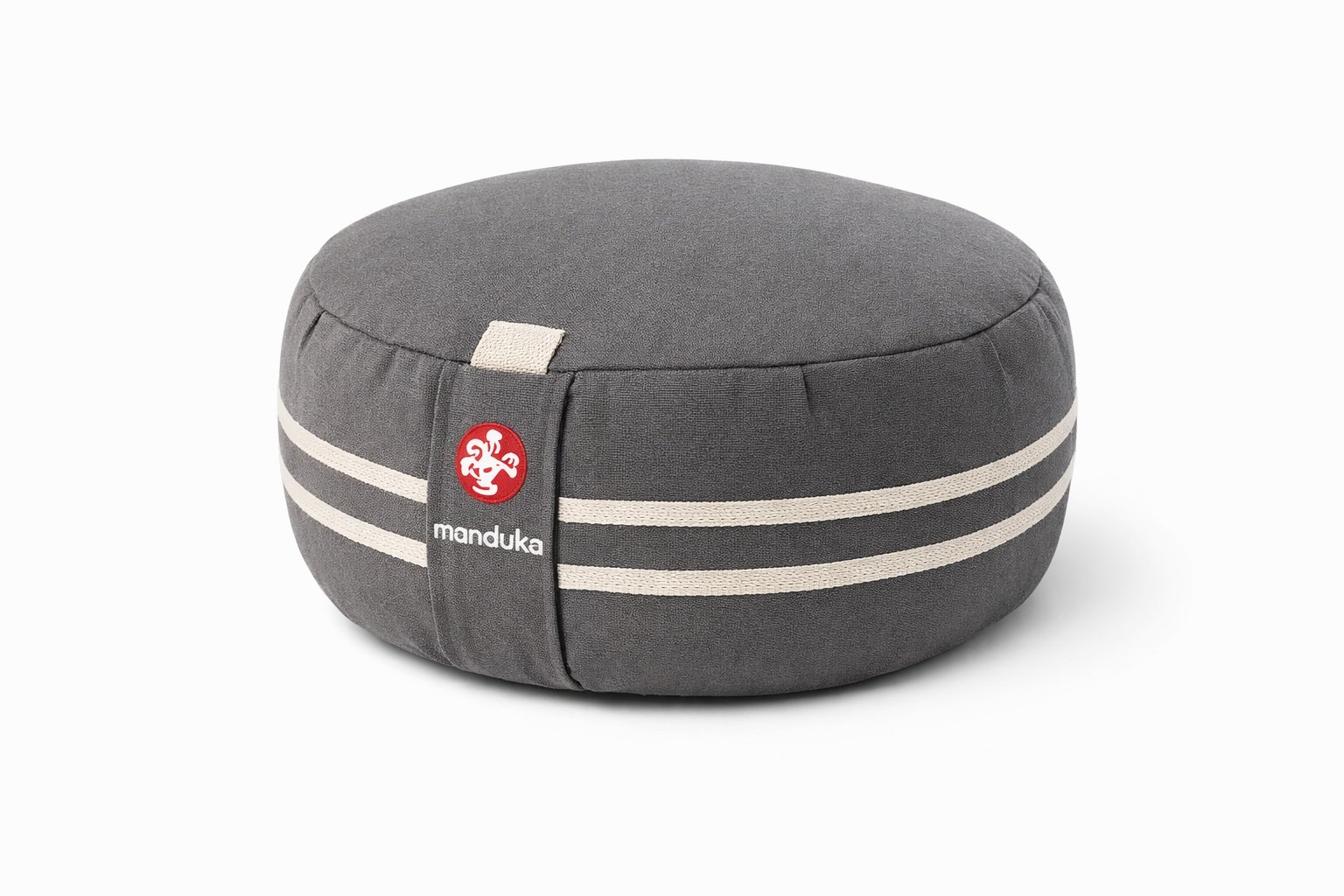 meditacijos pagalvele manduka baltas fonas