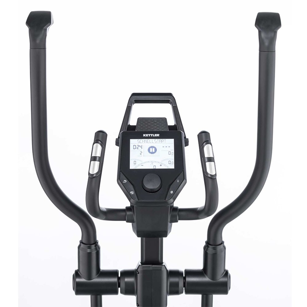 KETTLER OPTIMA 200 elipsinio treniruoklio ekranas su pulso jutikliais