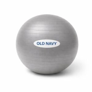 pilates kamuolys old navy pilkas baltas fonas