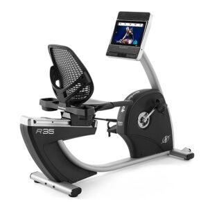 NordicTrack R35 horizontalus dviratis treniruoklis su nugaros atrama