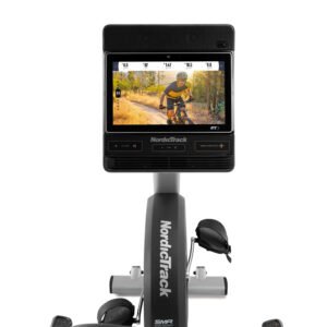 NordicTrack R35 horizontalaus dviračio treniruoklio ekranas su iFit